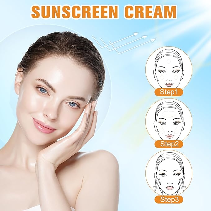 Tinted Sunscreen for Face SPF 50,Universal Protector Solar Con Color,Face Sunscreen Moisturizer,Hydrating Sun Essence Face Sunscreen Hydrating,No Sticky | Travel Size Sunscreen(2PCS)