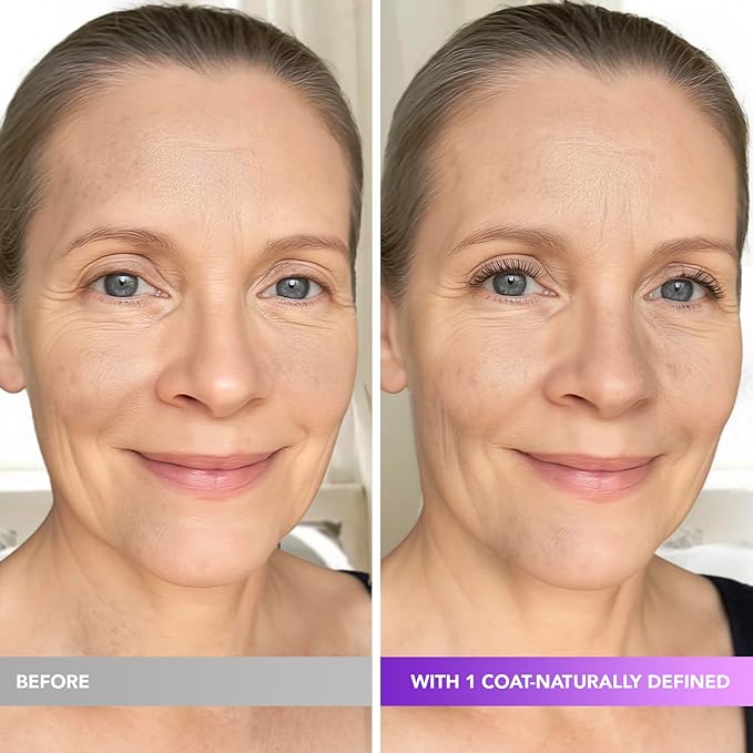 Mascara for Older Women 60 Plus: Hypoallergenic Black Prime Mascara for Sensitive Eyes, Non-Clumping Formula for Mature Women, 5.5g