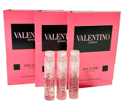 Valentino Born in Roma INTENSE EDP Sample WOMEN Spray Partially filled Mini SMALL Perfume SET OF 3