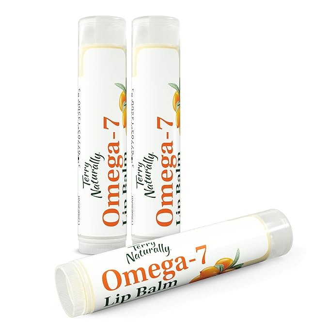 Terry Naturally Omega7 Lip Balm - 0.15 Oz, Pack of 3