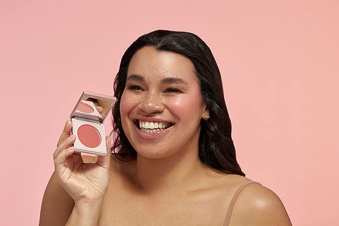 Sigma Beauty Cream Blush – Hydrating Cream Blush for Cheeks and Lips, Lightweight, Buildable Sheen Formula with Nourishing Ingredients (Pashmina, Salmon Rose Sheen)