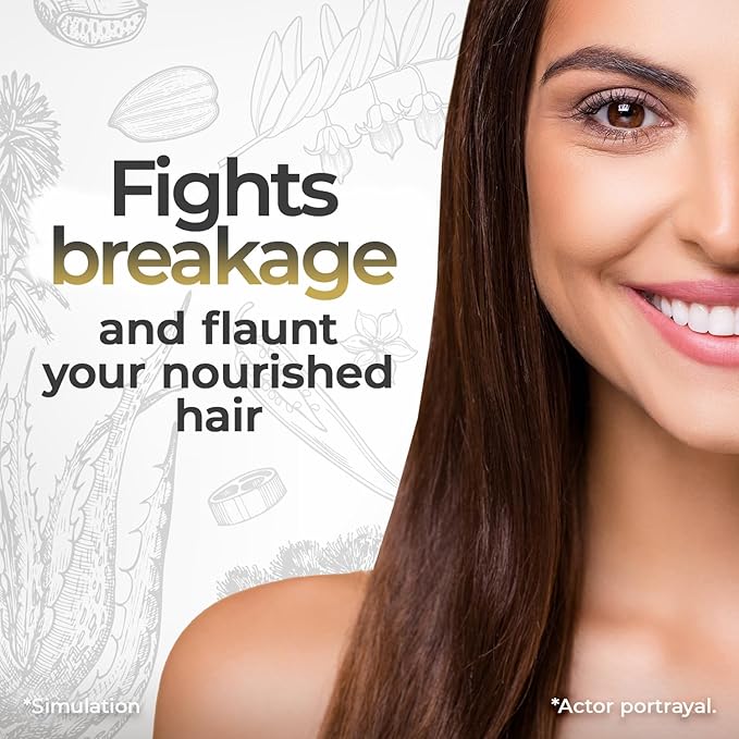 Tio Nacho Mexican Herbs Shampoo, Strengthening, Anti Hair Loss & Anti Breakage with Royal Jelly, Ginseng & Jojoba, Paraben & Cruelty Free, 32 Fl Oz