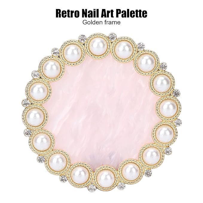 Resin Stone Nail Art Palette, Nail Art Display