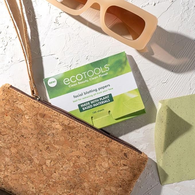 EcoTools Natural Oil Absorbing Facial Blotting Papers, Plant-Based Sheet Count