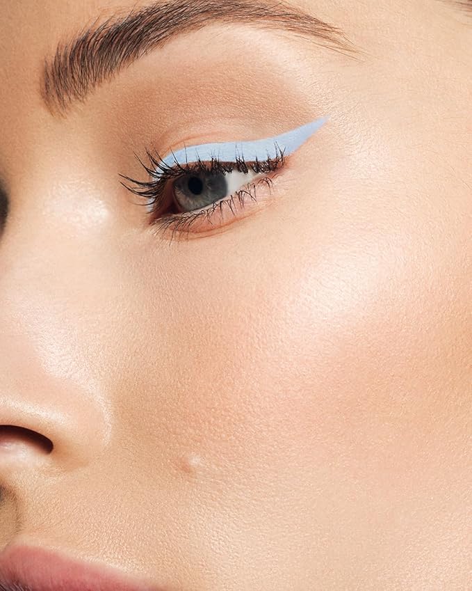 MAKE Beauty Liquid Line Waterproof Liquid Eyeliner Pen. Smudge-Proof Felt Tip for Precise Application of Lines, Wings, and Graphics. Long Lasting Eye Liner - Shade, New Sky