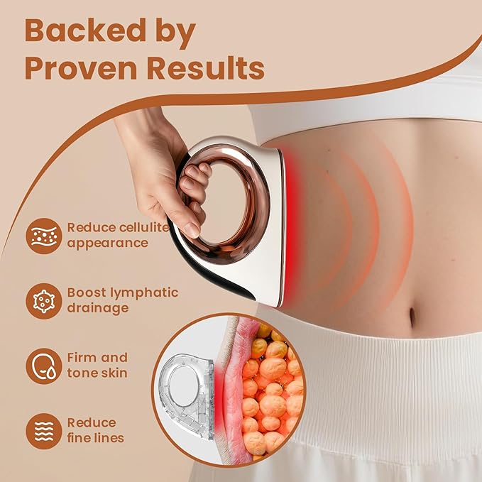 Cellulite Massager, Body Sculpting Machine Radio Frequency Device for Body Massage and Cellulite Removal, Suitable Use on Belly, Arm, Waist, Leg