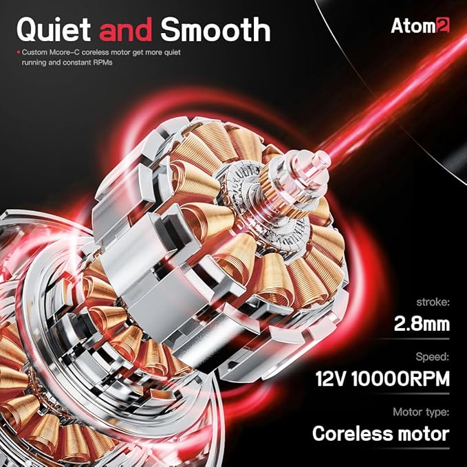 Dragonhawk Atom2 Tattoo Kit Wireless Pro Gun Machine 20 Tattoo Needles Cartridges Rca Supply Complete for Beginners