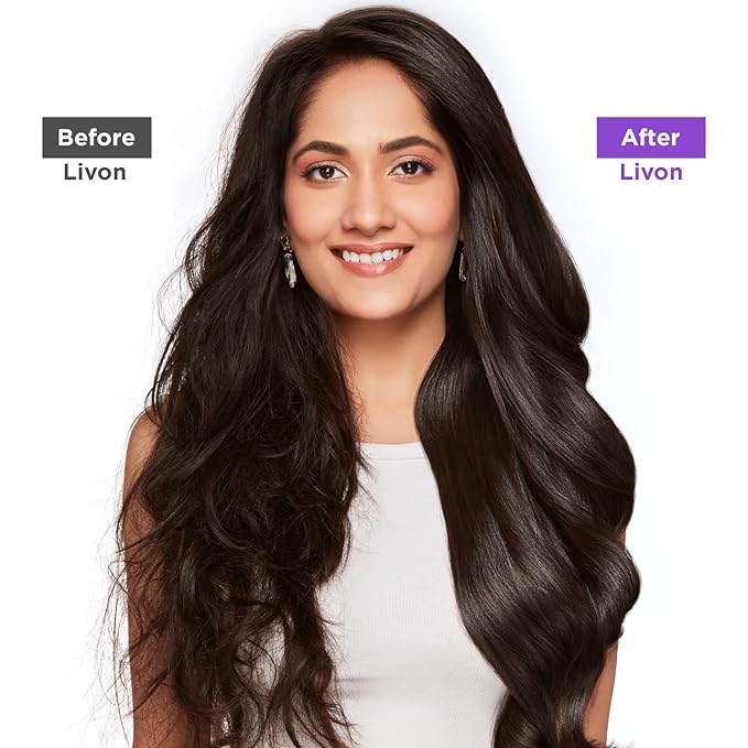 Livon Anti Frizz Serum with Vitamin E & Argan Oil| For Women & Men|For Dry & Rough Hair| 24 hour Frizz Free Smoothness | 3.3 Fl.oz.
