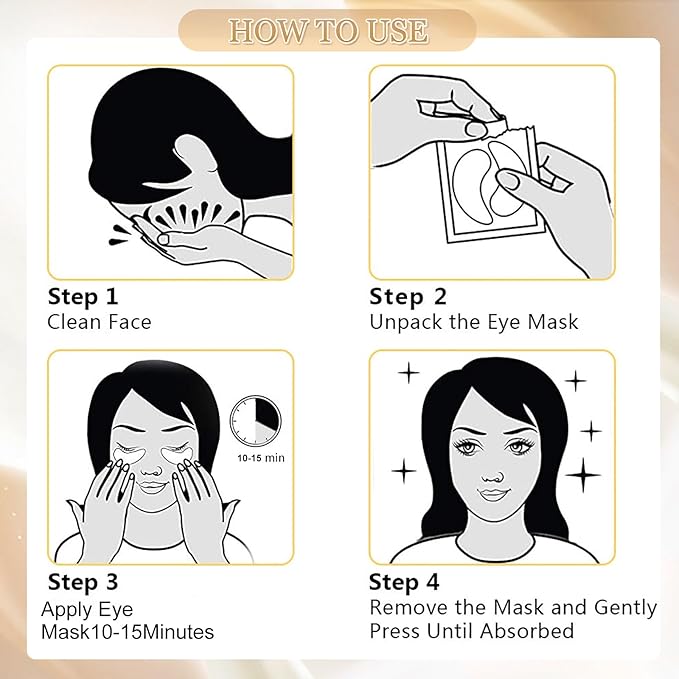 MOND'SUB Premium Under Eye Patches, Gel Eye Patches Hydrating & Refresh for Puffy Eyes, Under Eye Bags & Dark Circles, Natural Collagen Eye Gels Pads, Crystal Anti-Aging Eye Mask (45)