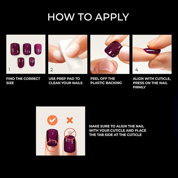 KISS colorFX by imPRESS Press-On Nails, Easy No-Glue Manicure, Solid Pink Chrome, Short Squoval, Stronger Adhesive, 30 Fake Nails + Prep Pad, Manicure Stick & Mini Nail File