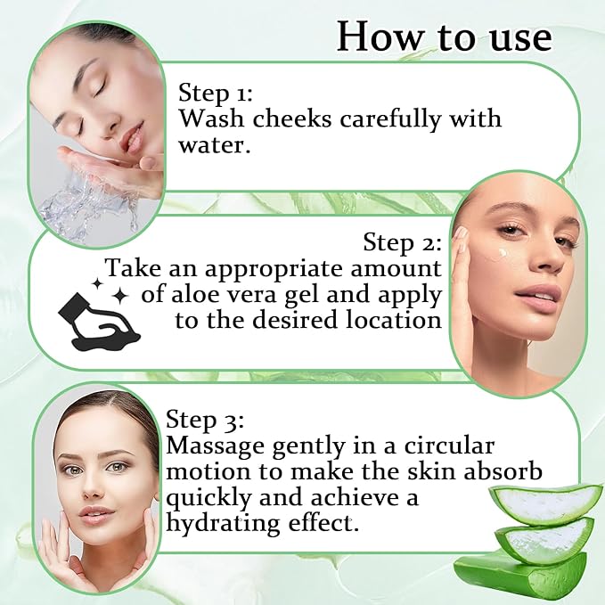 8PCS Aloe Vera Gel for Face & Skin,Organic Aloe Vera Gel,Hydrating After Sun Cream for Travel Size,Moisturizing Lotion for Skincare,After Sun Lotion for All Skin Type(G)