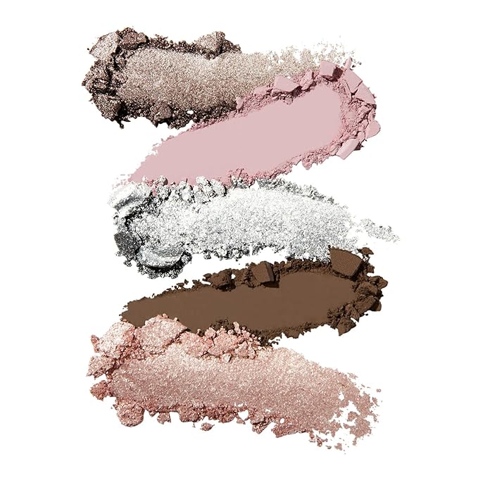 Morphe Rich & Foiled Artistry Palette - Foil-Effect Smokey Eyeshadow Palette with Matte, Shimmer & Foil Finishes - Rose, Brown & Silver Eyeshadow with Luminous Payoff - Going Platinum (0.35 oz)