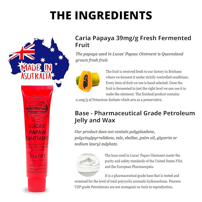 Lucas Pawpaw Lip Ointment, Lucas Pawpaw Balm