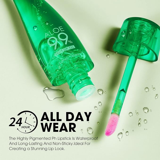 Lip Balm, 3PCS Aloe Vera Long Design,