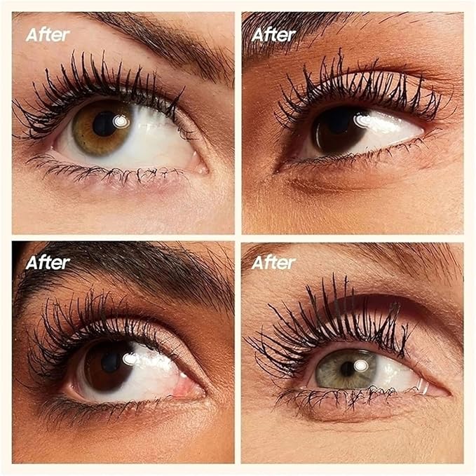 Tubing Mascara Instant Extensions - Black 2-1 Curling Eyelashes and No Clumping, Waterproof Mascara for Volumizing and Lengthening, Create Natural Eye Makeup (0.28 fl. oz)