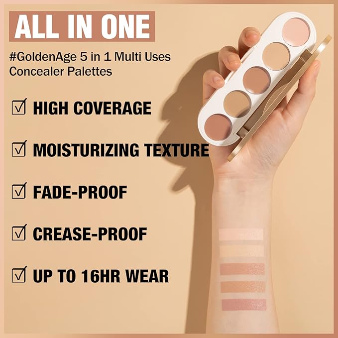 FOCALLURE #GoldenAge 5 in 1 Multi Uses Concealer