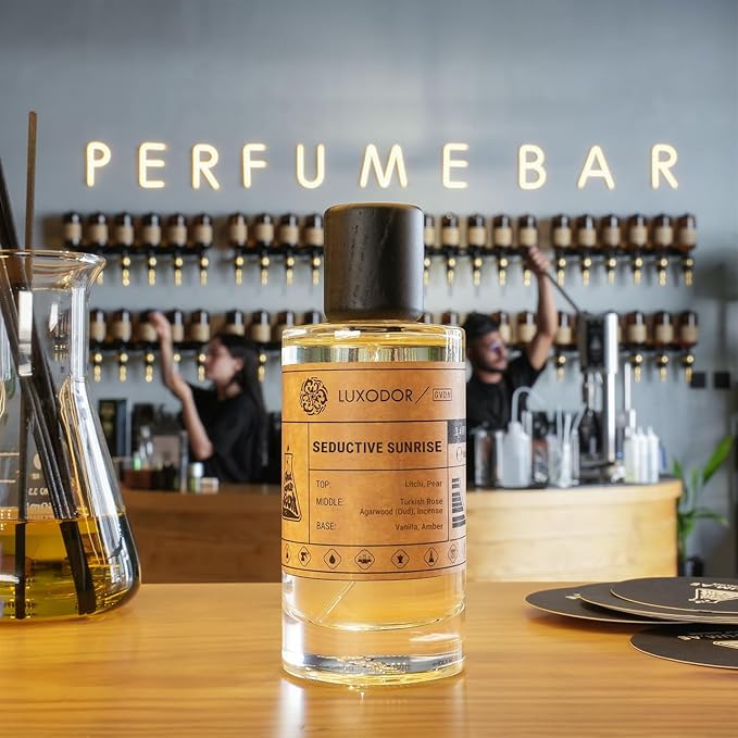 Seductive Sunrise - Inspired by Delina Exclusif - pheromones perfumes for women cologne - dupes fragrances - Clean Paraben Free Vegan - 3.4 fl. oz (100ml) with perfume oil 10 ml roll-on