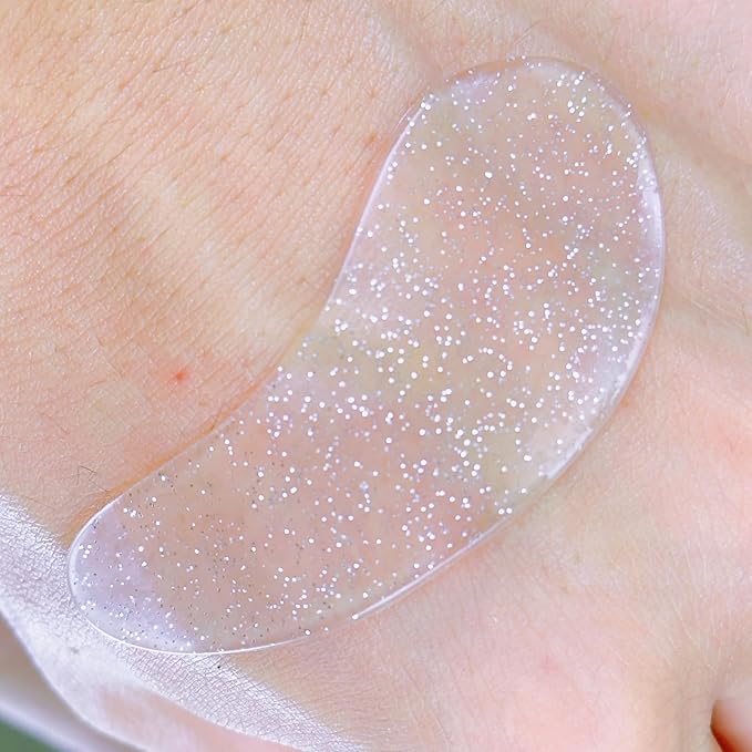 Under Eye Patches For Lash Lift Eyelash Extension Durable Gel Eye Pads Separate Upper & Lower Lashes Sticky Gel Eye Patch - Moon Shape Fit Eyelids Eyelash Mask Cover 4 Colors