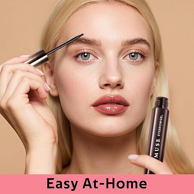 KIMUSE Instantly Semi-Permanent Eyebrow Gel, Long Lasting Eyebrow Tint, Waterproof Tinted Eye Brow Gel, Transfer-Proof, Smudge-Proof, Eyebrow Makeup Gift for Women & Girl, 0.17oz