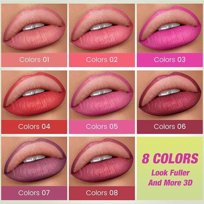 evpct Dark Purple Triangle Lip Liner Pencil Stick for Women, Retractable Lips Liner Pen Triangle Tip for Sculpting & Filling & Plumping, Longwear Lipliner Pencil, Vegan Cruelty Free Lip Filler Plumper