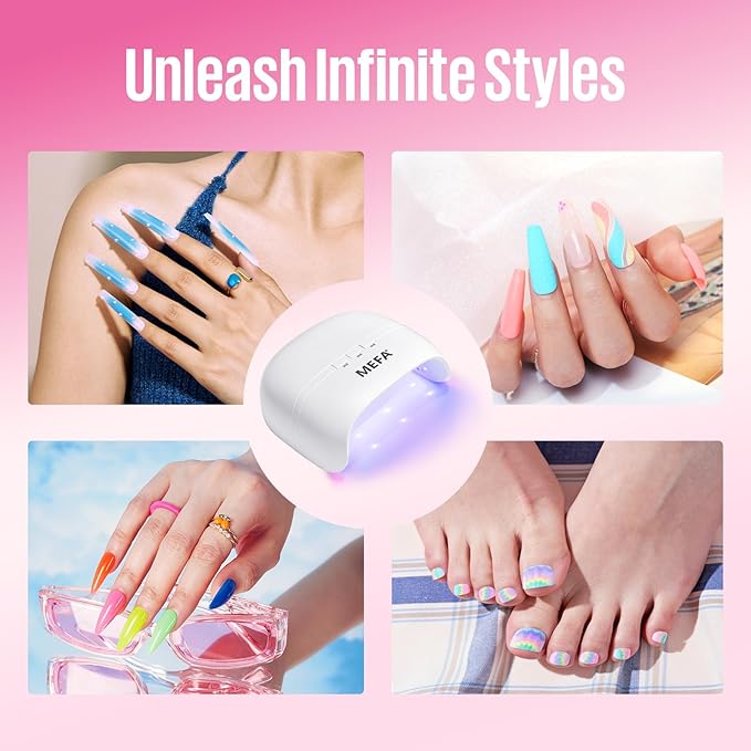 MEFA UV Nail Lamp, 72W