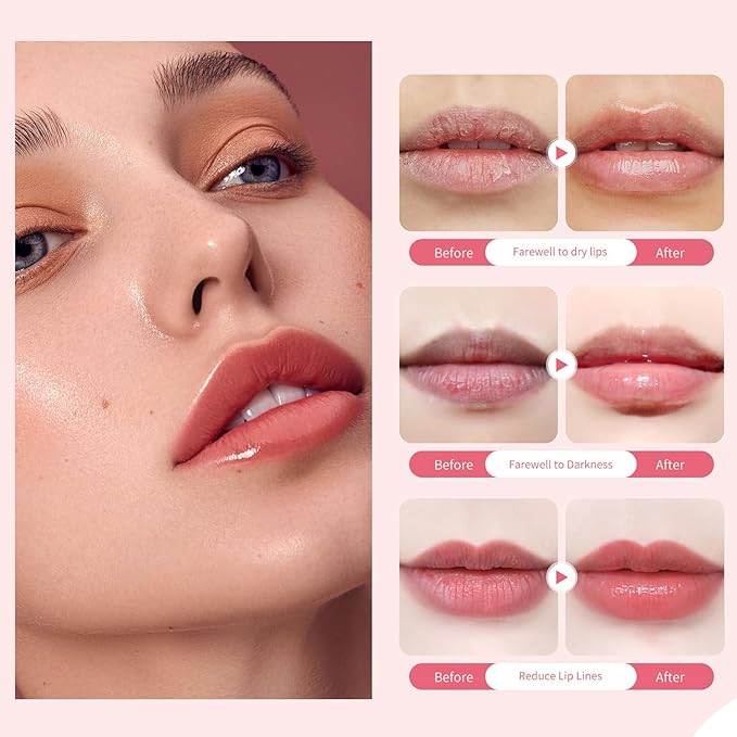 Lip Sleeping Mask Overnight Moisturizer Balm, Lines