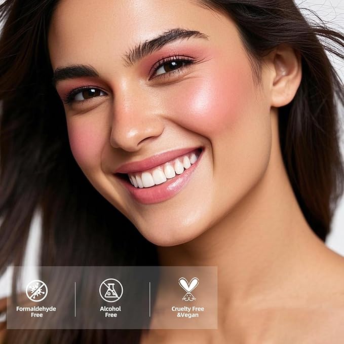 bayfree Multi Cream Blush & Blush Brush Set, Korean Makeup Blush for Cheeks, Multi-Use Face Balm, Lightweight & Hydrating, Blendable Color, Non-Greasy, Soft Bristles for Radiant Finish (Pink Sakura)