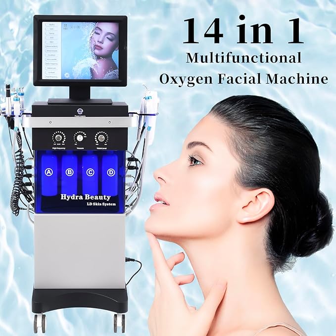 Hydrogen Oxygen Facial Beauty Skin Machine Improvement in The Appearance of Cellulite Device
