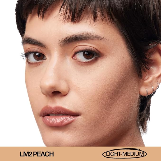 about-face THE PERFORMER Skin-Focused Foundation LM2Peach – Medium Coverage, Long-Wear, Breathable & Buildable Base – Clean, Vegan, Hydrating Formula with Blue Agave & Chlorella – 1.08oz