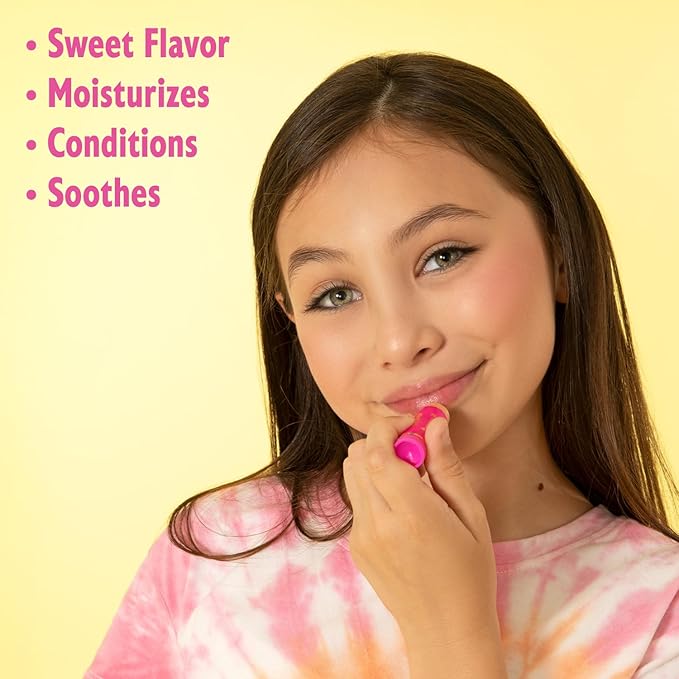 Lip Smacker Sanrio Hello Kitty and Friends 8-Piece Flavored Lip Balm, Clear, For Kids, My Melody, Little Twin Stars, and Chococat