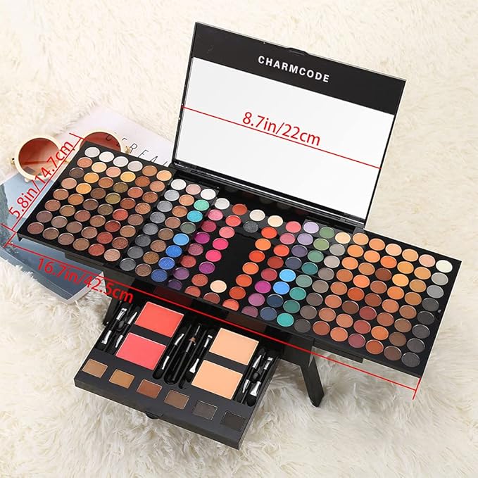 CHARMCODE 190 Colors Cosmetic Make up Palette Set