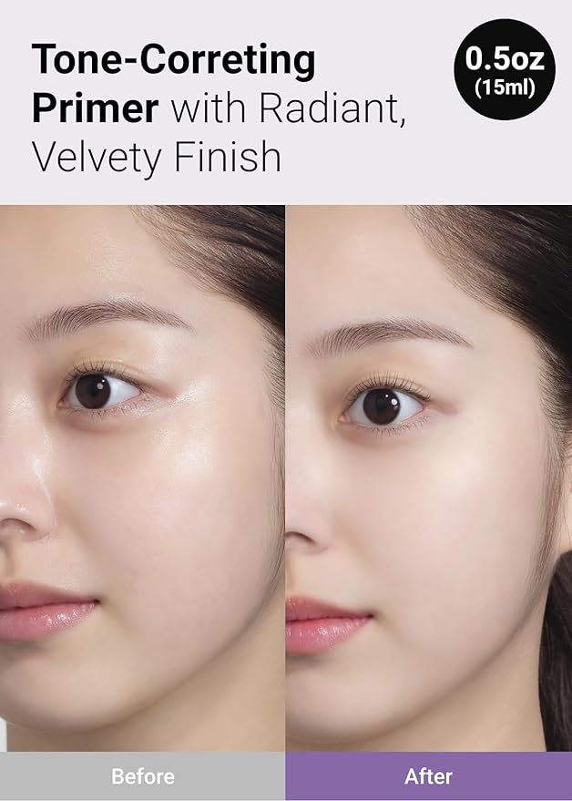 [JUNGSAEMMOOL OFFICIAL] Pro-Lasting Prep Primer #Bare-lavender | 15 ml / 0.50 fl.oz. | Hydrating, Pore-Blurring Korean Primer for face before makeup with Velvet Finish