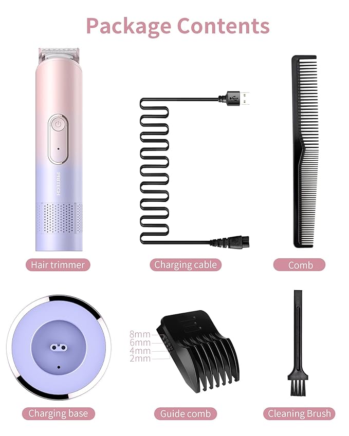 PRITECH Hair Trimmer for Women,