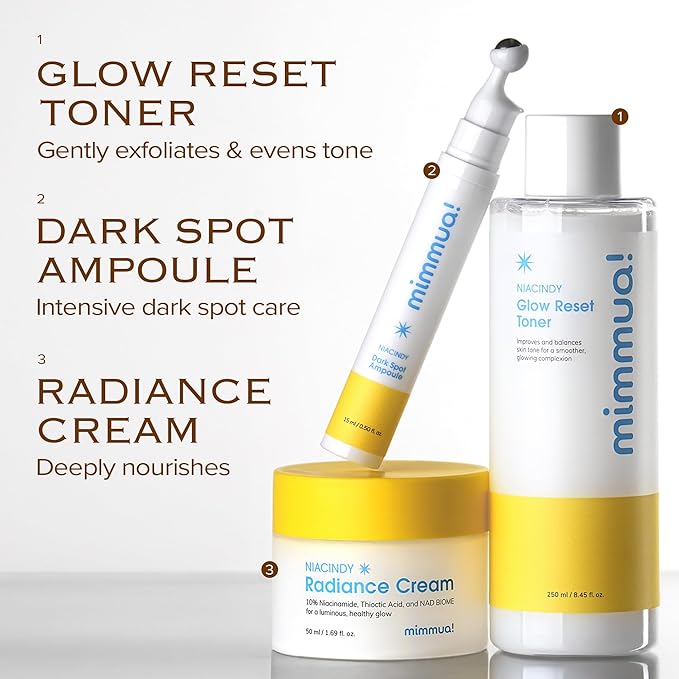 Dark Spot Ampoule | Korean Clinic Skincare - NAD+ 0.1% & Thioctic Acid 0.01% & Niacinamide 10% | Overnight Treatment for Melasma, Hyperpigmentation, Discoloration, Acne Scars | 15ml/0.33 Fl Oz