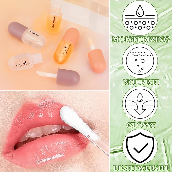 Lip Plumper Set,Lip Plumper Oil Gloss Night