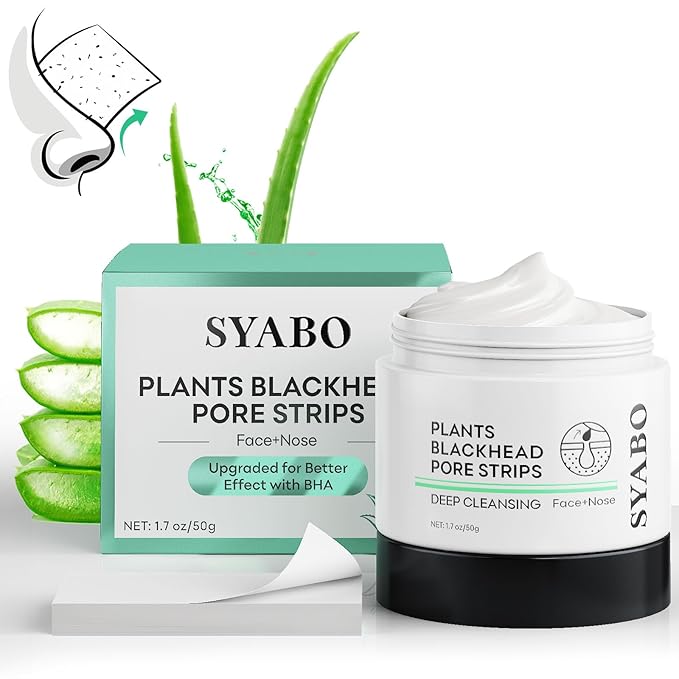 2.0 Blackhead Remover Nose Strips, Upgraded Pore Cleanser Purifying Peel Off Mask with Salicylic Acid, 100Pcs Black Heads Removal Strips, Puntos Negros (1.76 Ounce)