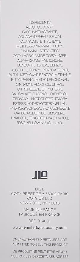 Glow By Jennifer Lopez For Women. Eau De Toilette Spray 1.7 Ounces