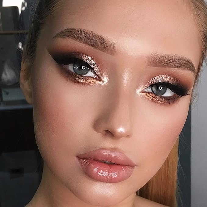 Paris Eyeshadow Highlight Palette Rosegold Shimmer Glitter Sparkle