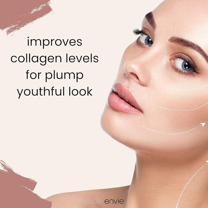 Nude Envie - Powder Blush - Silky Texture & Easy Application - Pigmented Long-Lasting Shimmer Finish - Infused With Crushed Pearls - Mirror Compact - Vegan, Paraben-Free & Cruelty-Free - Enchant