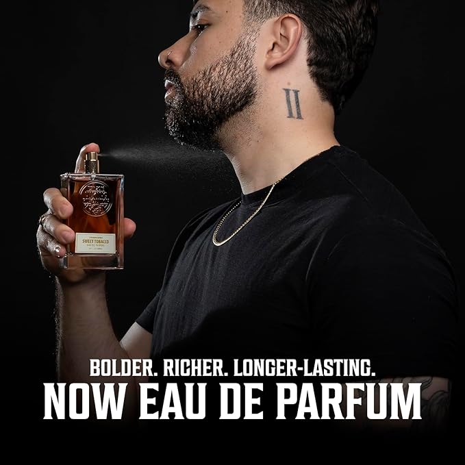 Viking Revolution Sweet Tobacco Cologne for Men - Eau de Parfum - With notes of Tonka Bean, Clementine, Cinnamon, Vanilla, Tobacco, Musk, Ambergris, Leather, Agastache - Gifts for Men 3.5 Fl Oz