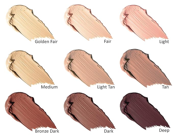 Waterproof Concealer Cream, Full Coverage Waterproof Makeup, Color Match Promise by Dermaflage, 6g