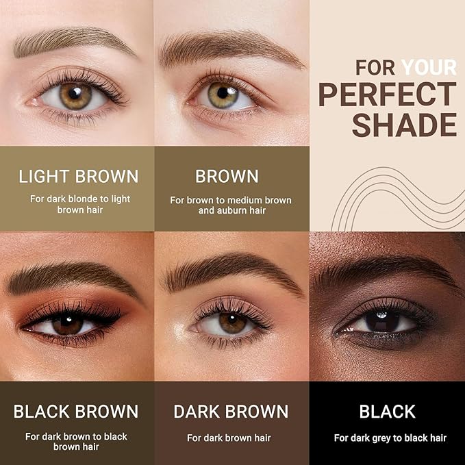 iMethod eyebrow pen - Microblading eyebrow pen, eyebrow pencil with a Micro 4-Fork Tip for Natural Hair-Like Brows, Long-Lasting Eye Brow Pencils for Women, Waterproof, Light Brown