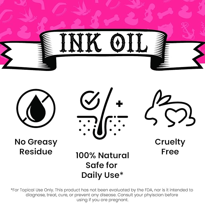 Ink Oil Bump Oil Stretch Mark Treatment | Baby Bump Essentials | Scar Removal | Pregnancy Must Haves First Trimester | Maternity Care | Ink - Bio Oil Stretch Marks Pregnancy | Advanced Skincare