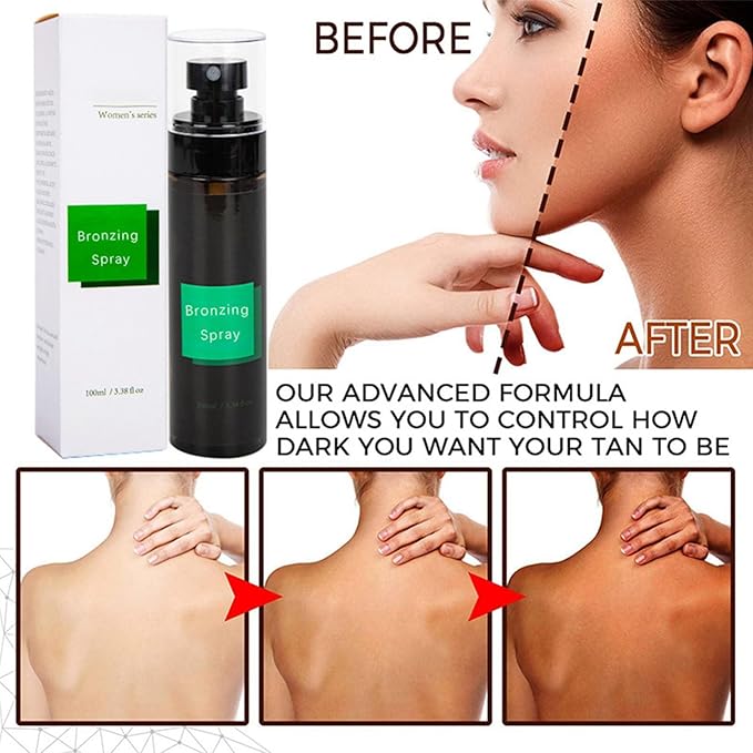 Tanning Accelerator Spray, Waterproof Tanning Spray, Tanning Spray For Sunbed, Women Moisturize Tanning Lotion, Flawless Self Tanning Spray For Indoor & Outdoor, Brown Shine Tanning Oil For Men