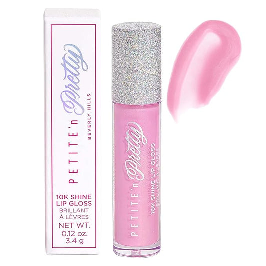 Petite 'N Pretty 10K Shine Lip Gloss for Girls (Gia Pink) - Makeup for Kids, Tweens, Teens - High Shine, Soft, Hydrating, Lightweight, Made in the USA