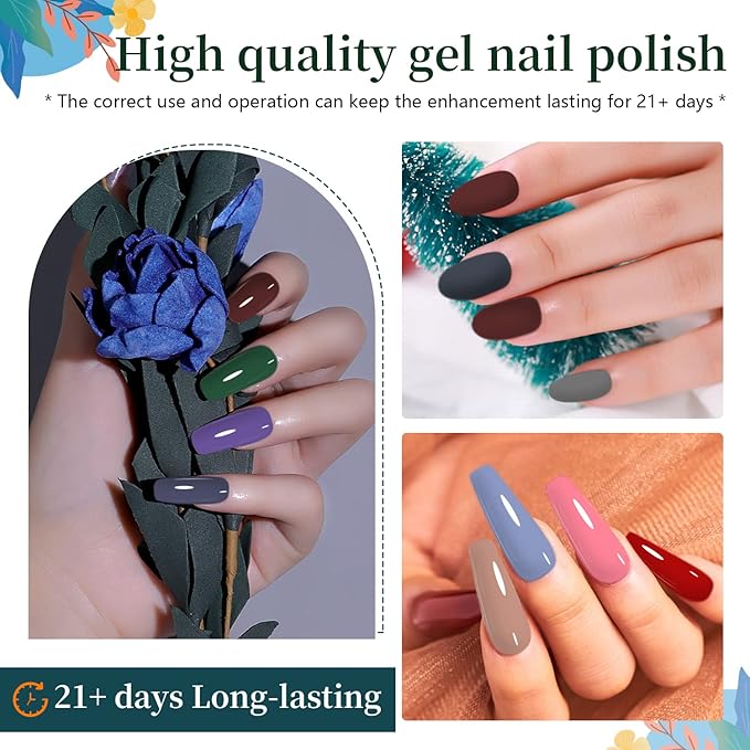 JODSONE 32 Colors Nail Polish Set With U V Light Manicure Nail Tools Nail Art Manicure Salon DIY at Home