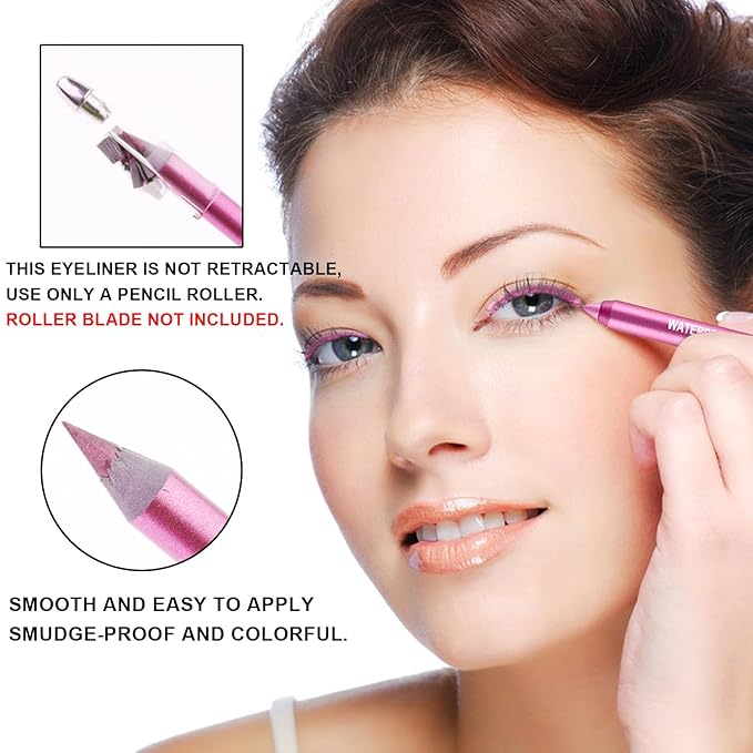 7 Colorful Eyeliner Pen Set, Eye Shadow Pencil, Pearl Eyeliner Kit Metallic Glitter Eye liner Pencil for Women Eye&Lip Liner Professional Eye Makeup Set Colorful Eye Color (7PCS C)