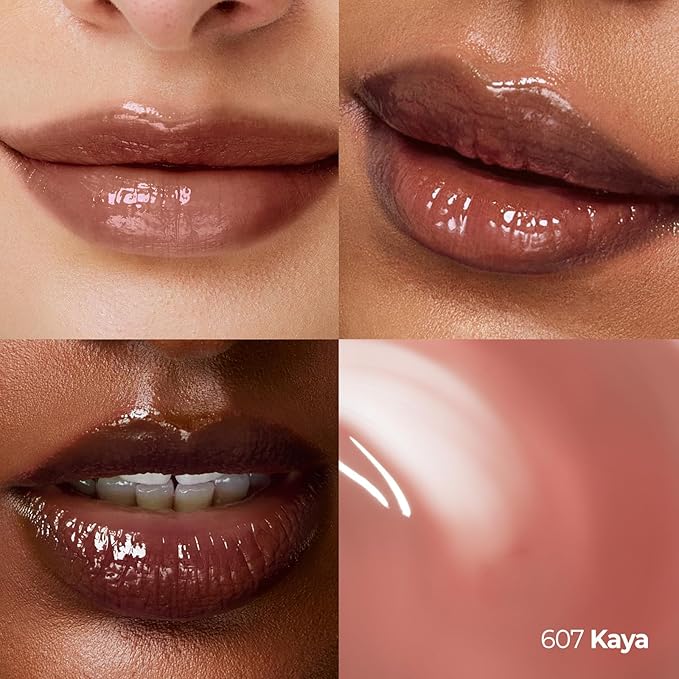 Laka Maxi Glayer Tint 3.8g/0.13oz., Glass Layer of Gloss, Ultra Glow & Vivid Layerable Pigments, High Shine Lip Oil, K-Beauty (#607 Kaya)