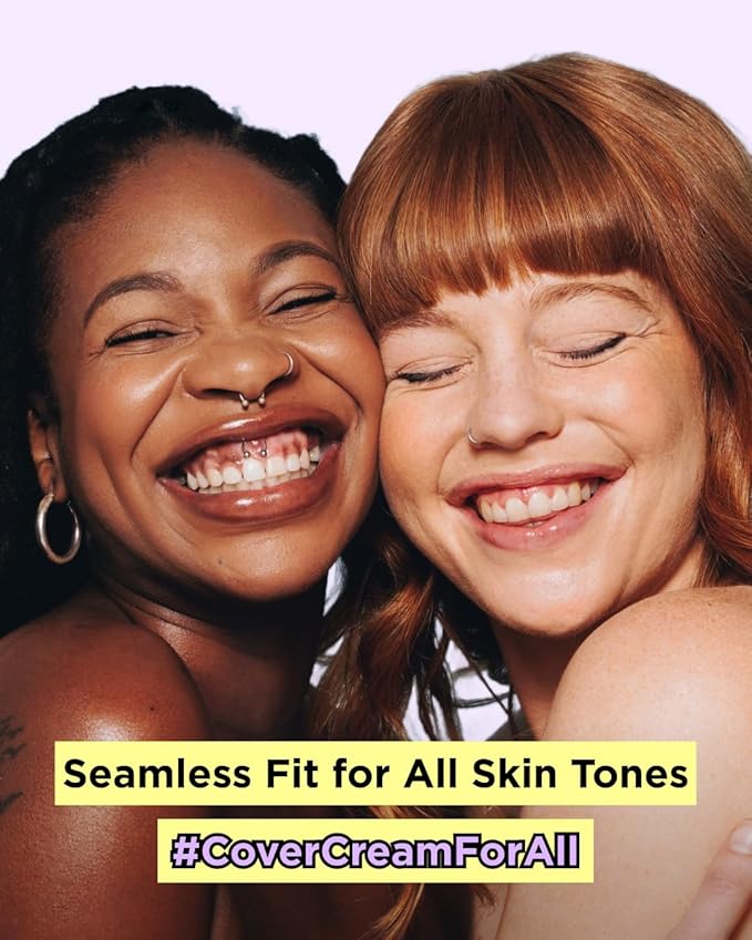 CHASIN' RABBITS All About Glow Cover Cream 1.23 Oz, Lightweight, Hydrating, Long-Lasting Radiance for a Flawless Glow, Smooth Skin Texture, Vegan, Korean Makeup