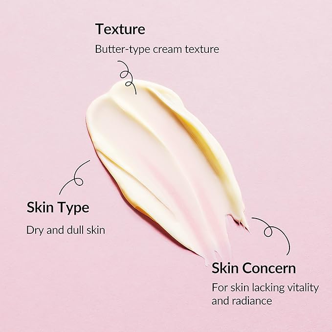 Whamisa Organic Flowers Nourishing Cream, 95.2% Organic, Waterless Formula, Fermented Postbiotic for Deep Hydration & Soothing, Moisturizing (50ml)